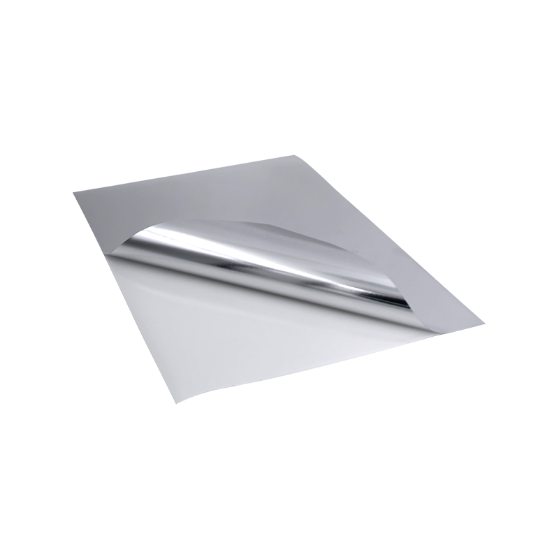 Material de etichetă PP din argint strălucitor