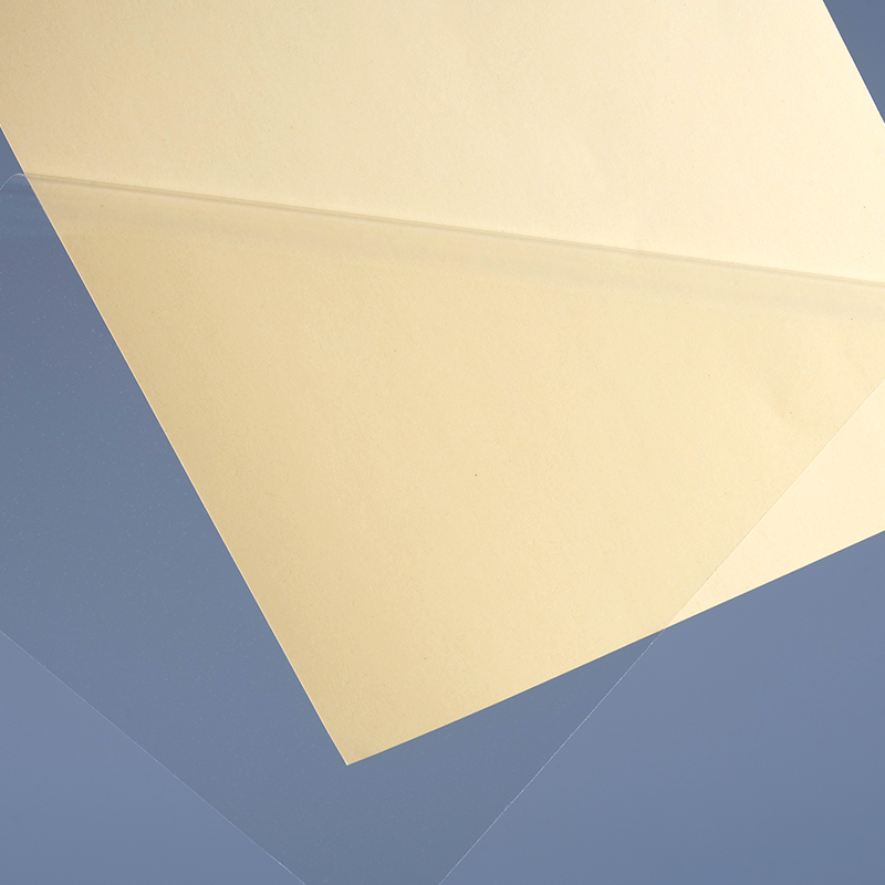 50 mic transparent autoadeziv film poliester vinil autocolant imprimare etichetă rulou Jumbo