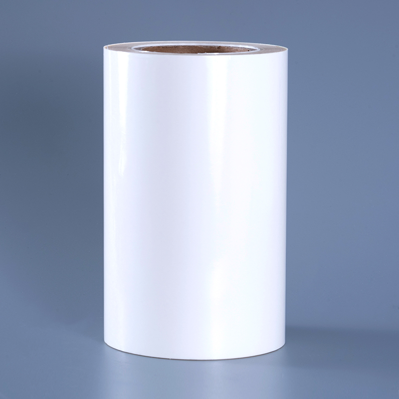 Film PET transparent de 25 mic cu etichete adezive detașabile din poliester transparent