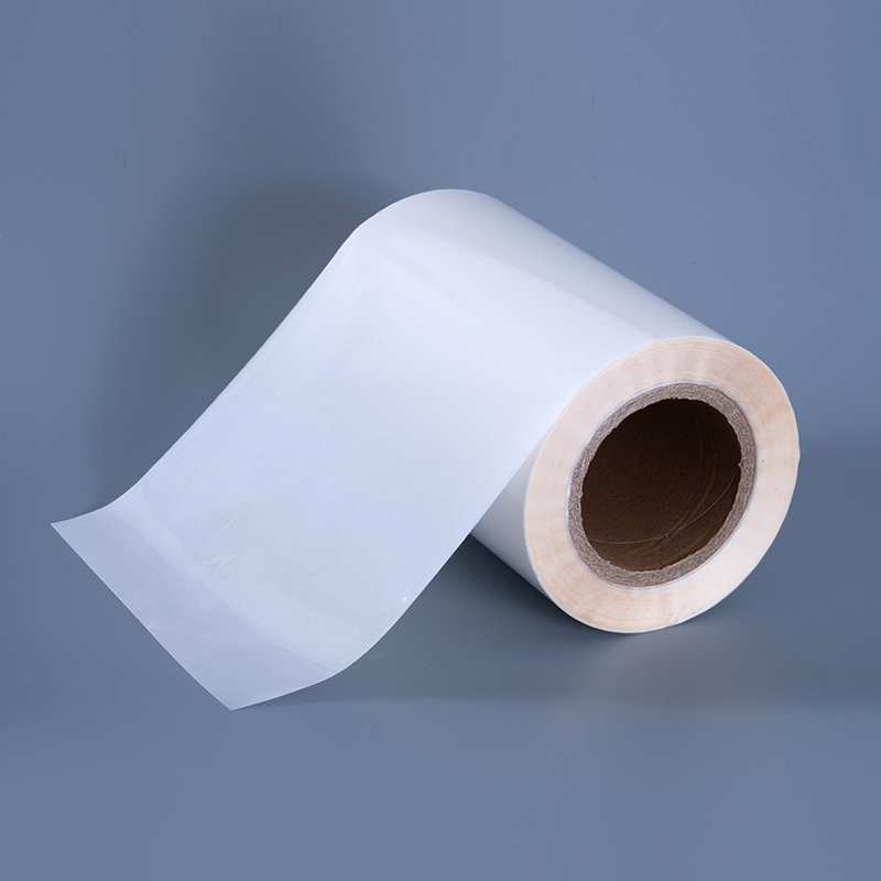 50 mic transparent autoadeziv film poliester vinil autocolant imprimare etichetă rulou Jumbo