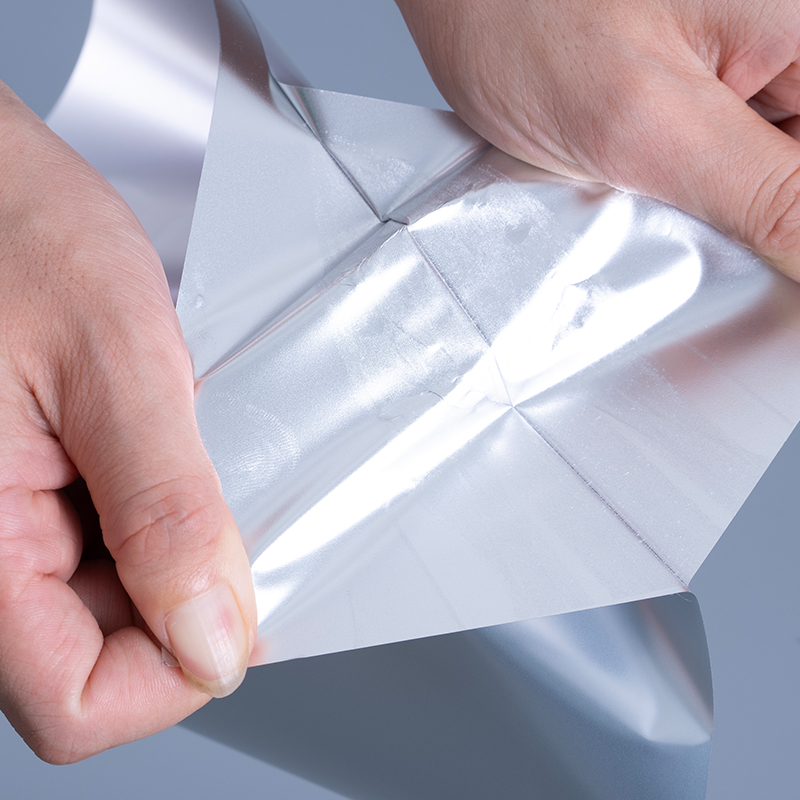 Film PET argintiu mat autoadeziv cu jet de cerneală