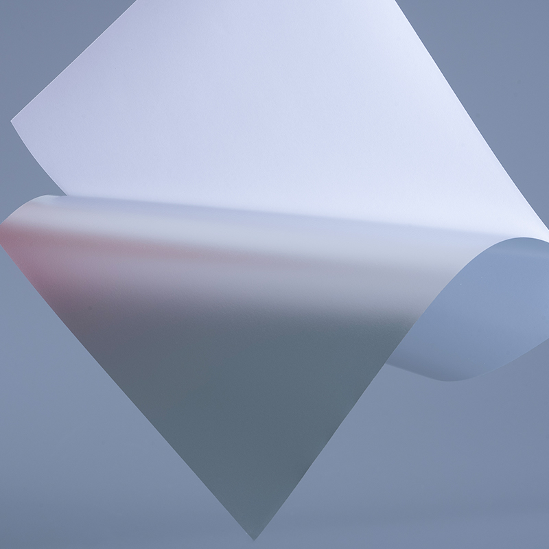 Film PET argintiu mat autoadeziv cu jet de cerneală