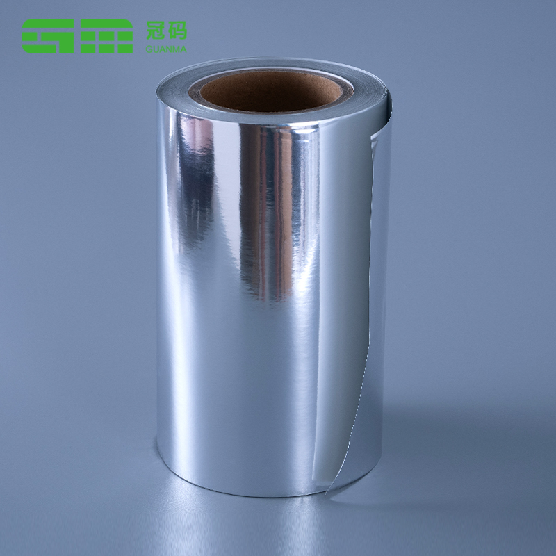 Rolă Jumbo de hârtie autoadezivă PP argintiu lucios de 50 microni cu lipici pentru anvelope