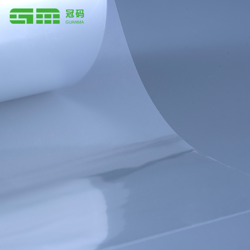 Roll Jumbo PP autoadeziv transparent de 50 mic cu căptușeală transparentă pentru animale de companie